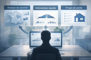 homme face à des objectifs immobiliers